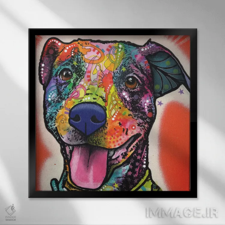 تابلو شادی اثر باور روسو - نمای قابدار مشکی