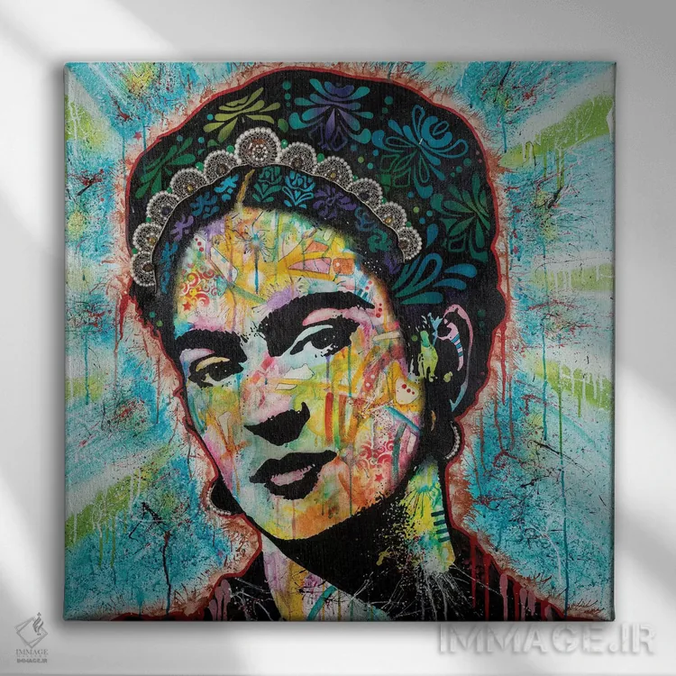 تابلو فریدا اثر باور روسو - نمای روبهرو روی دیوار