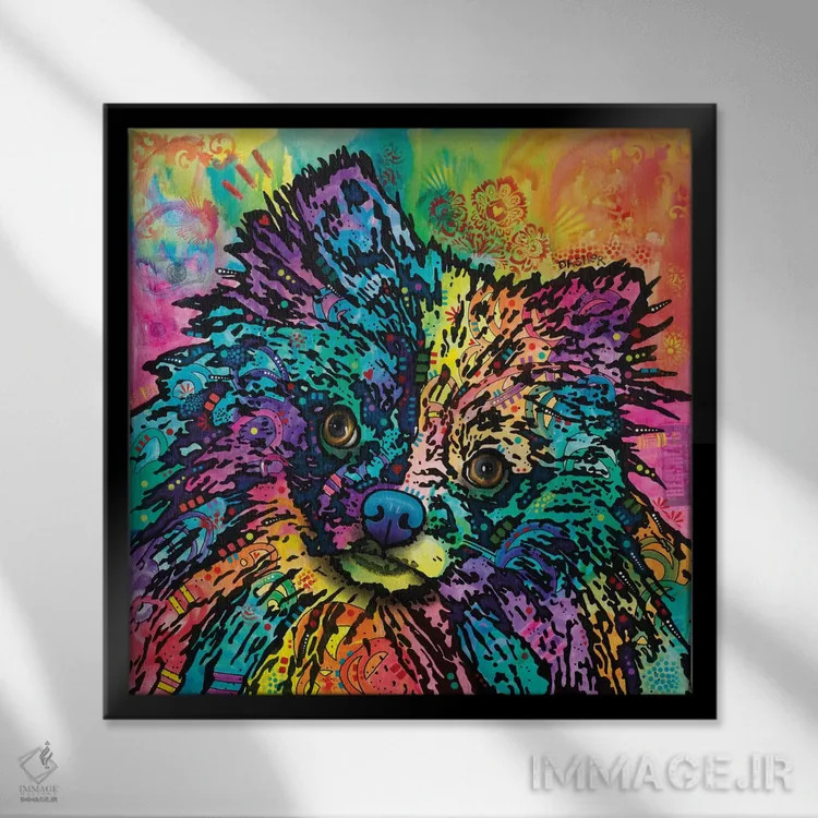 تابلو داشر اثر باور روسو - نمای قابدار مشکی