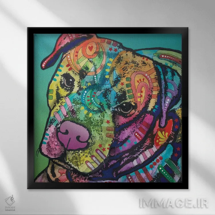 تابلو آقای براونی اثر باور روسو - نمای قابدار مشکی