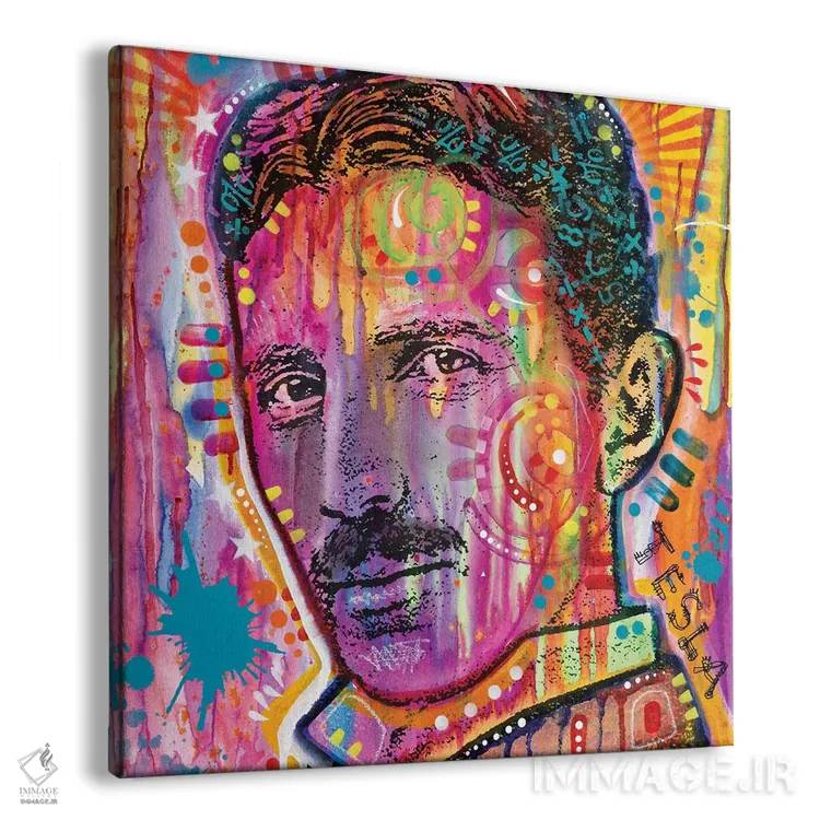 تابلو تسلا اثر باور روسو - نمای پرسپکتیو محصول