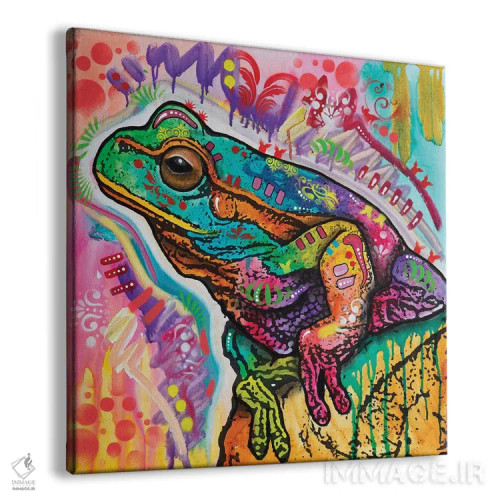 تابلو قورباغه روانگردان اثر باور روسو - نمای پرسپکتیو محصول