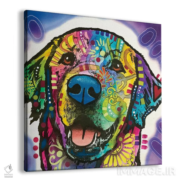 تابلو رتریور احساساتی اثر باور روسو - نمای پرسپکتیو محصول