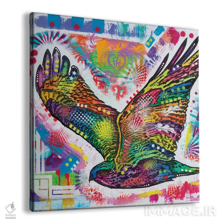 تابلو شاهین اثر باور روسو - نمای پرسپکتیو محصول