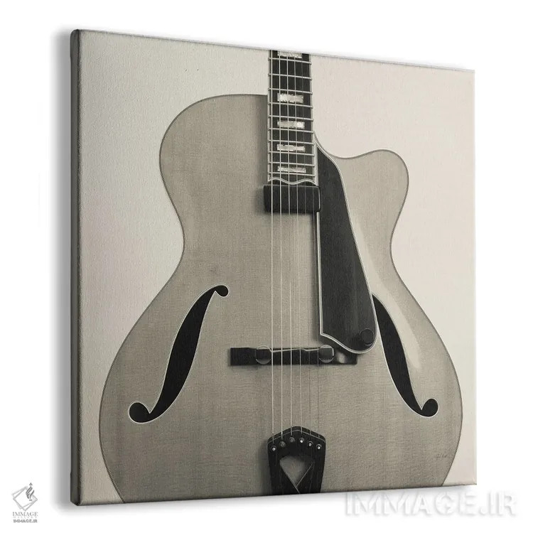تابلو گیتار ۲ اثر دبورا رِوِل - نمای پرسپکتیو محصول