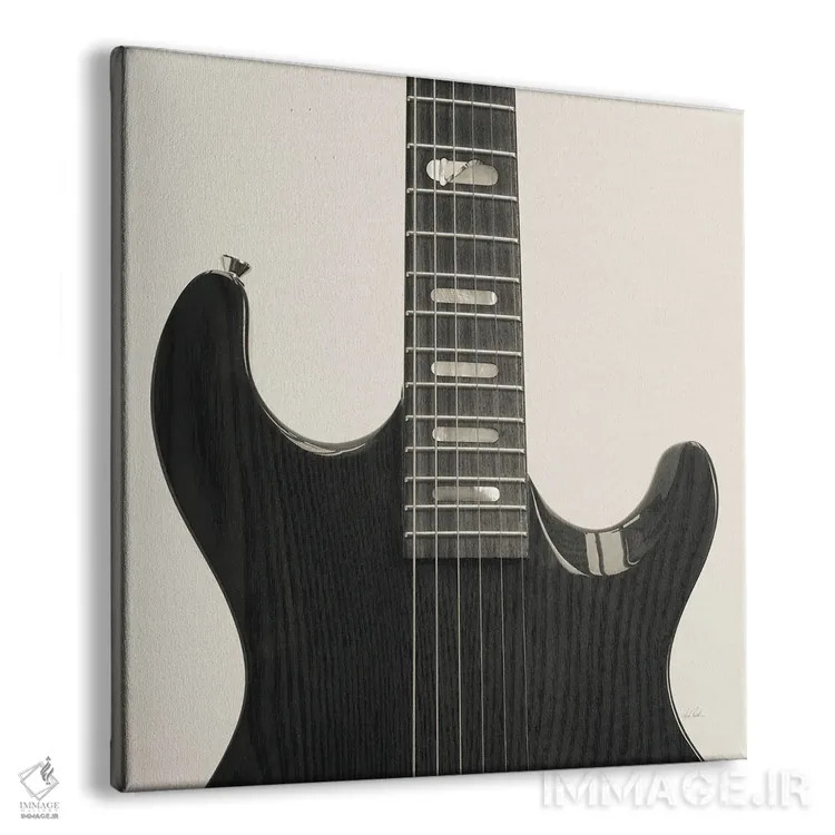تابلو گیتار ۴ اثر دبورا رِوِل - نمای پرسپکتیو محصول