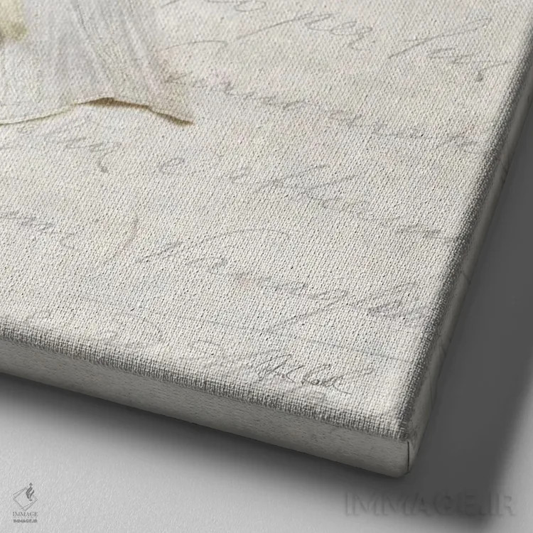 تابلو کرسه ۲ (دستگاه یا لباس مخصوص) اثر دبورا رِوِل - نمای نزدیک بافت بوم