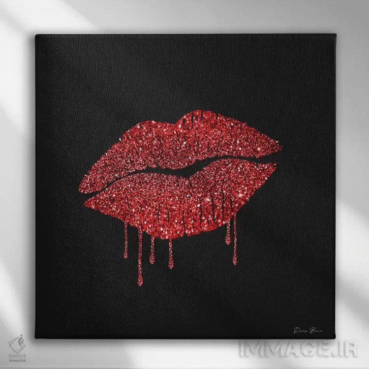 تابلو بانوی رئیس ۱ اثر دنیس براون - نمای روبهرو روی دیوار