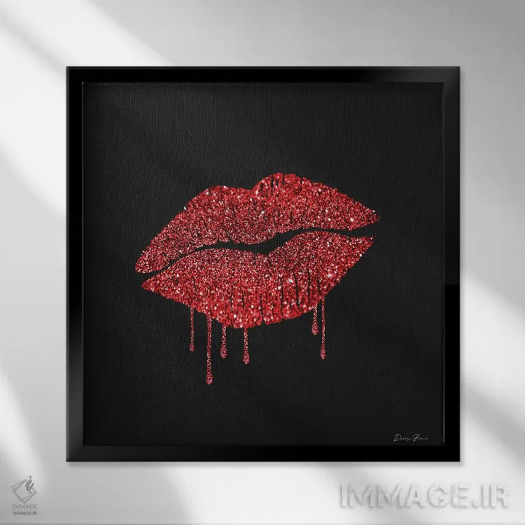 تابلو بانوی رئیس ۱ اثر دنیس براون - نمای قابدار مشکی