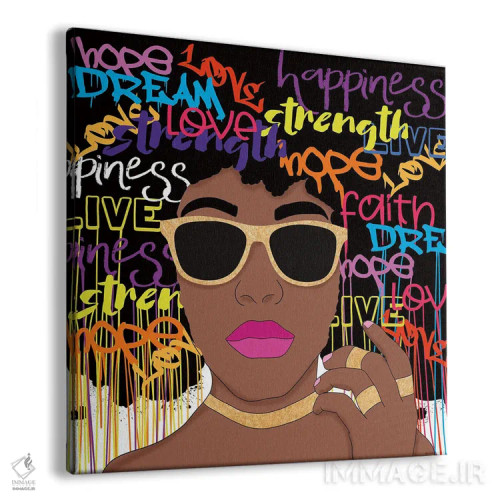 تابلو الهام ببخش اثر دنیلا سانتیاگو - نمای پرسپکتیو محصول