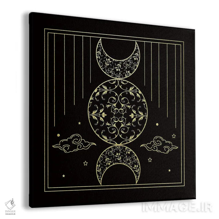 تابلو ماه افسانهای یک اثر دنیلا سانتیاگو - نمای پرسپکتیو محصول