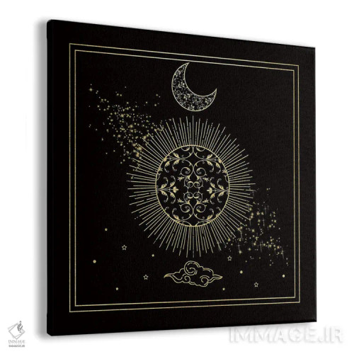 تابلو ماه افسانهای دو اثر دنیلا سانتیاگو - نمای پرسپکتیو محصول