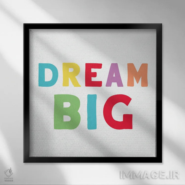 تابلو رویا اثر دنیلا سانتیاگو - نمای قابدار مشکی