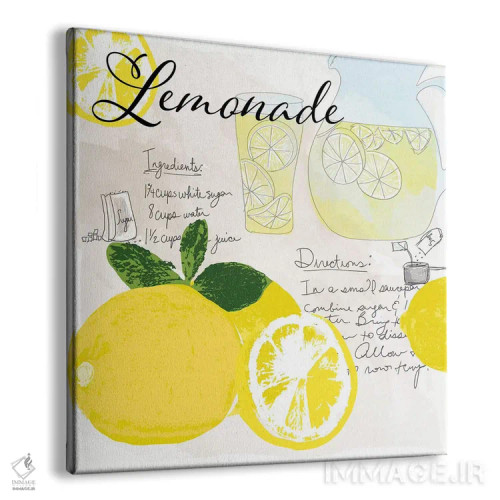 تابلو لیموناد اثر دنیلا سانتیاگو - نمای پرسپکتیو محصول