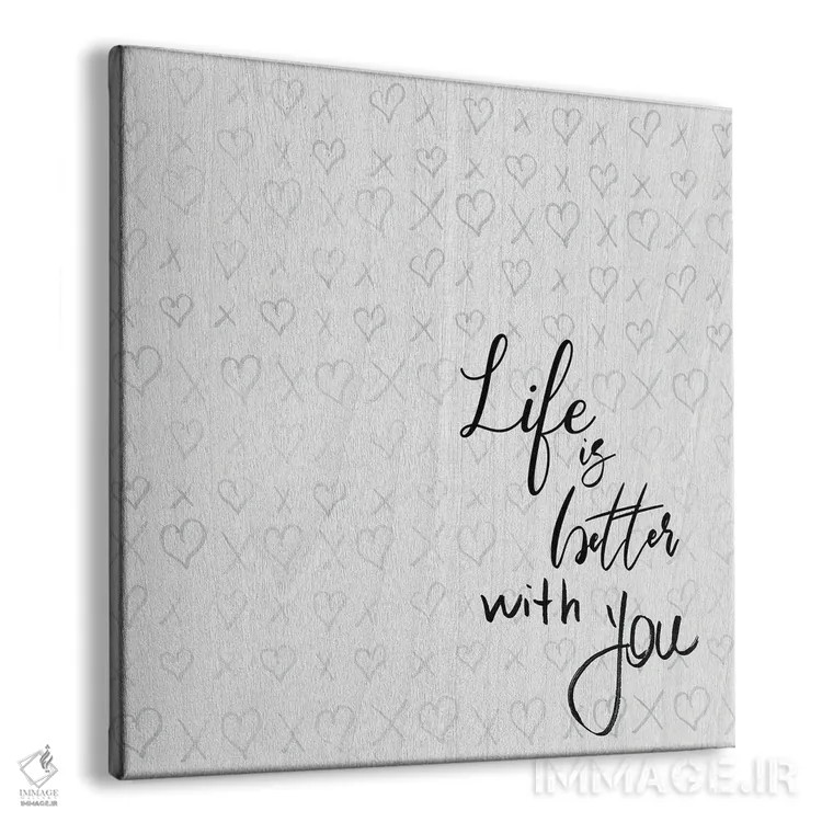 تابلو زندگی بهتر است اثر دنیلا سانتیاگو - نمای پرسپکتیو محصول