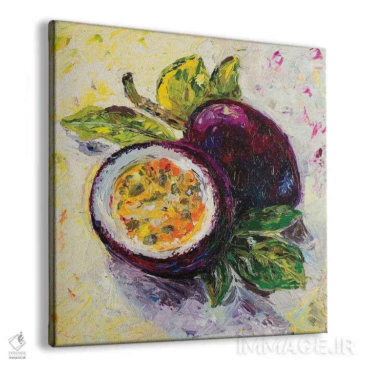 تابلو طعم میوه پشنفروت (میوهٔ گرمسیری) اثر دانا سورکینا - نمای پرسپکتیو محصول