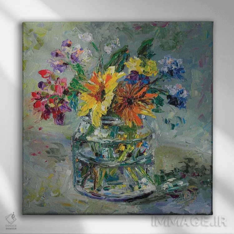 تابلو نمایش باید ادامه داشته باشد اثر دانا سورکینا - نمای روبهرو روی دیوار