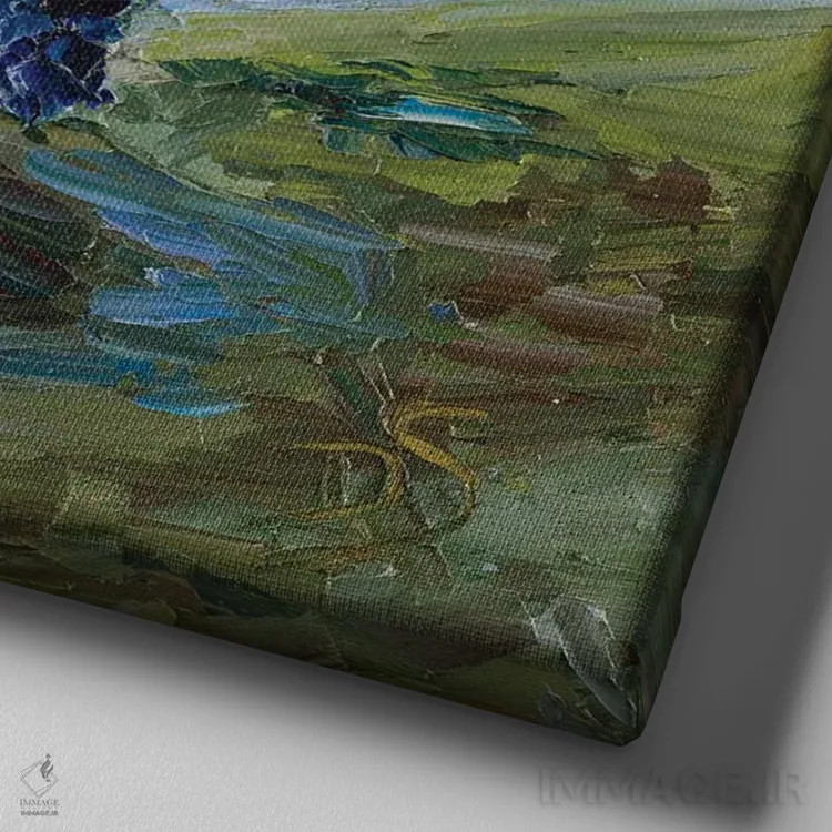 تابلو استقرار اثر دانا سورکینا - نمای نزدیک بافت بوم