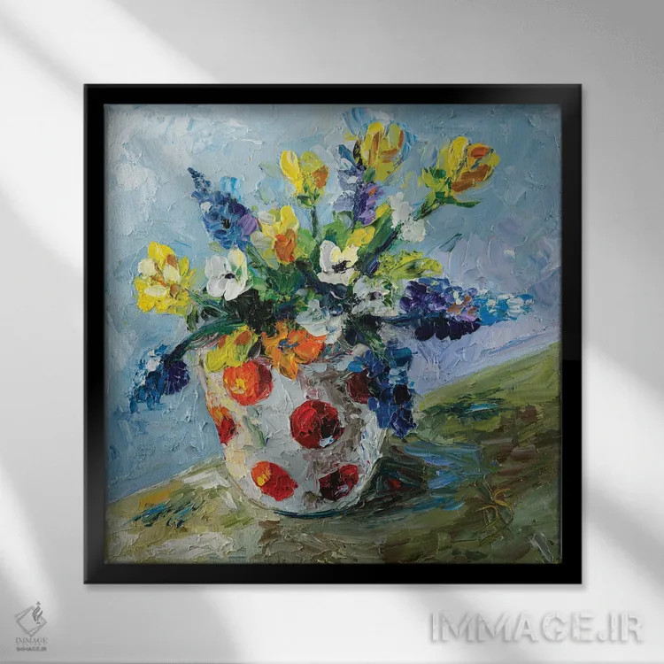 تابلو استقرار اثر دانا سورکینا - نمای قابدار مشکی