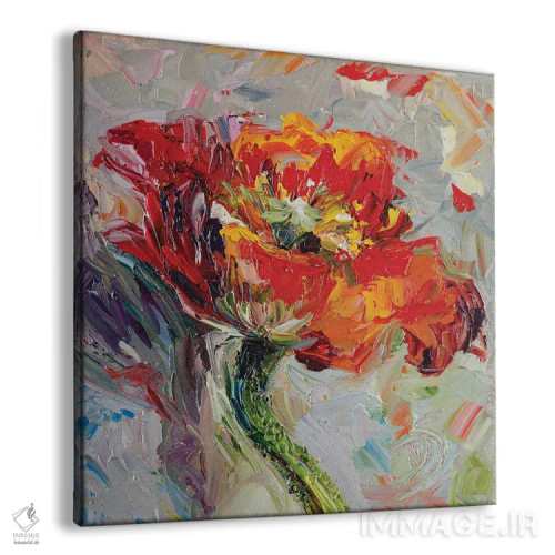 تابلو درخشش شقایق اثر دانا سورکینا - نمای پرسپکتیو محصول