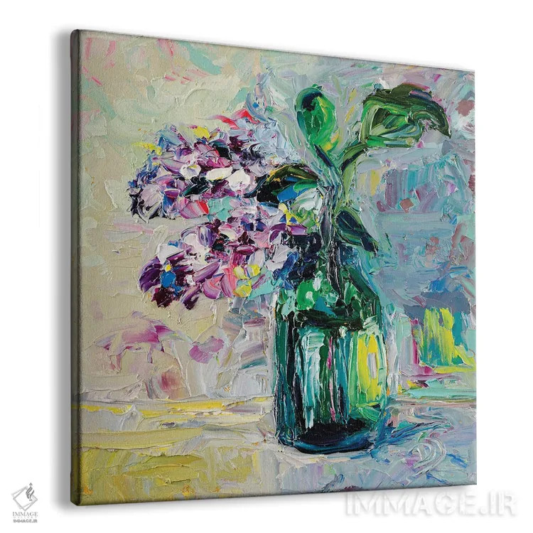 تابلو یاس بنفشها اثر دانا سورکینا - نمای پرسپکتیو محصول