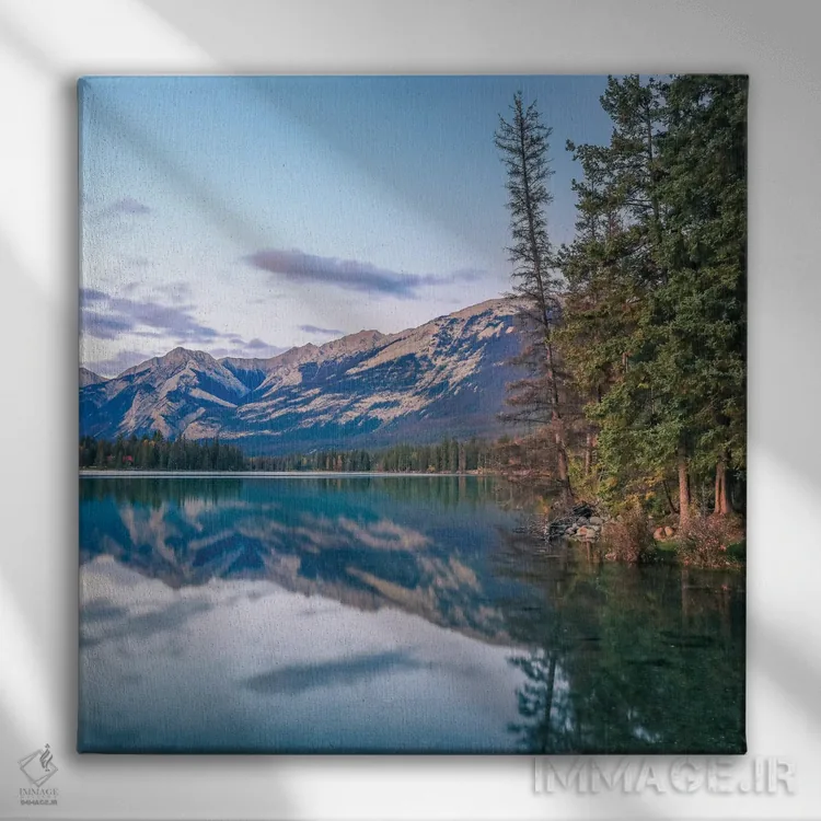 تابلو انعکاس کوهستان اثر دن اسپرول - نمای روبهرو روی دیوار