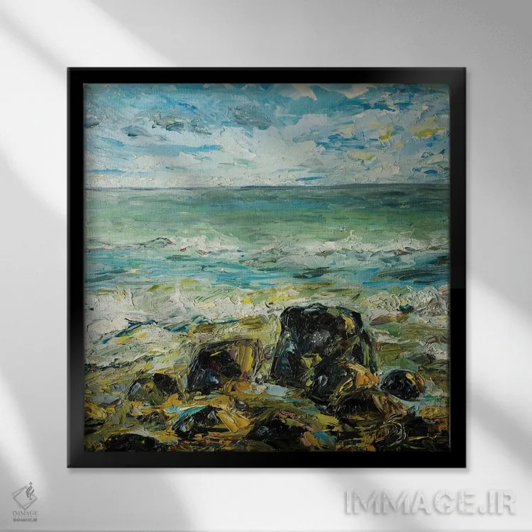 تابلو تحت همه چیز اثر دانا سورکینا - نمای قابدار مشکی