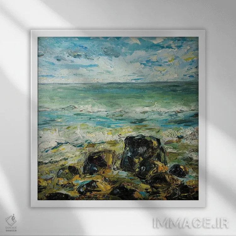 تابلو تحت همه چیز اثر دانا سورکینا - نمای قابدار سفید