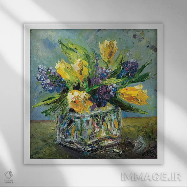 تابلو تقویت انرژی اثر دانا سورکینا - نمای قابدار سفید