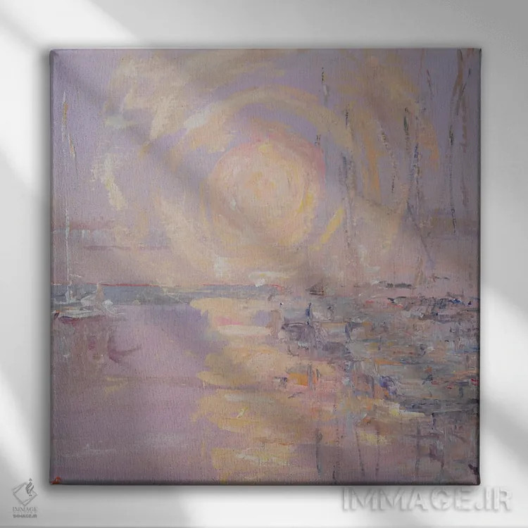 تابلو انقلاب خورشیدی در مارینا دی سن وینچنزو (ایتالیا) اثر باورا آسهوا - نمای روبهرو روی دیوار