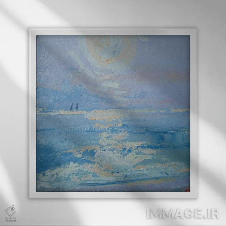 تابلو انقلاب خورشیدی در سن وینچنزو اثر باورا آسهوا - نمای قابدار سفید