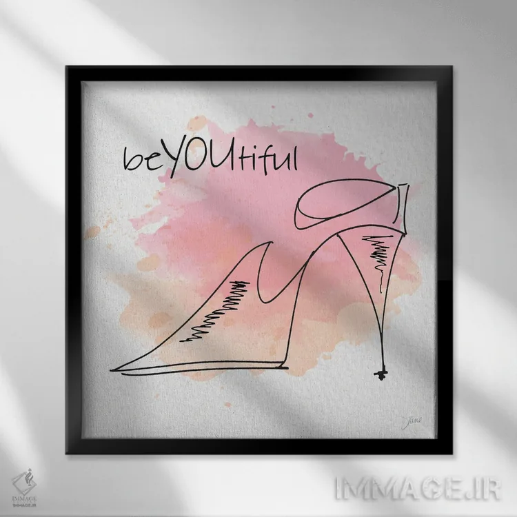 تابلو زیباییِ واقعی خودت اثر دایان استیمسون - نمای قابدار مشکی