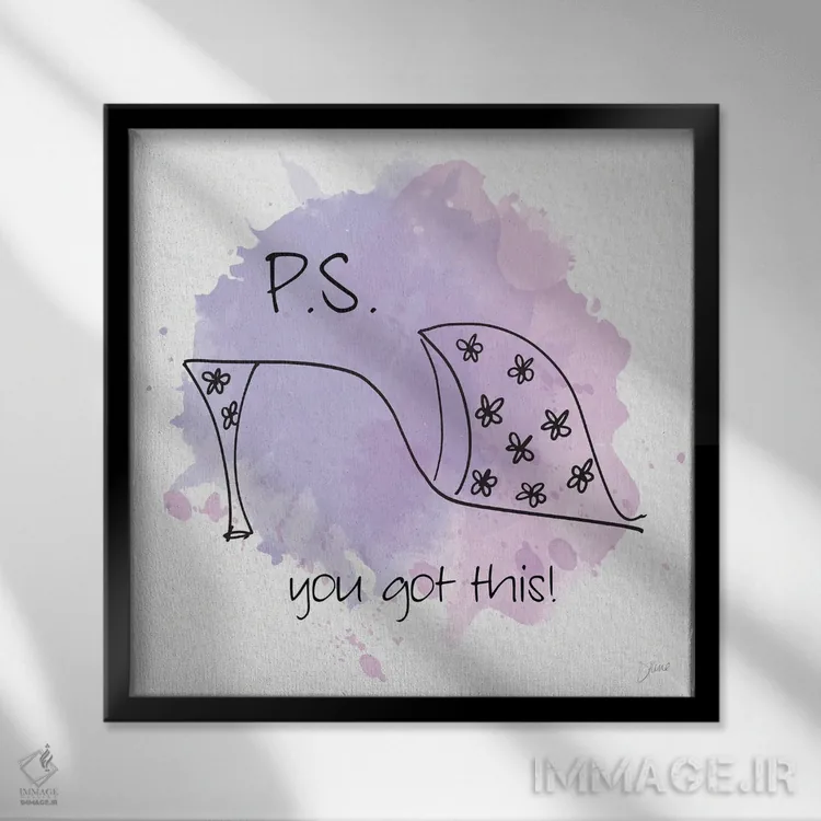 تابلو تو میتوانی! اثر دایان استیمسون - نمای قابدار مشکی