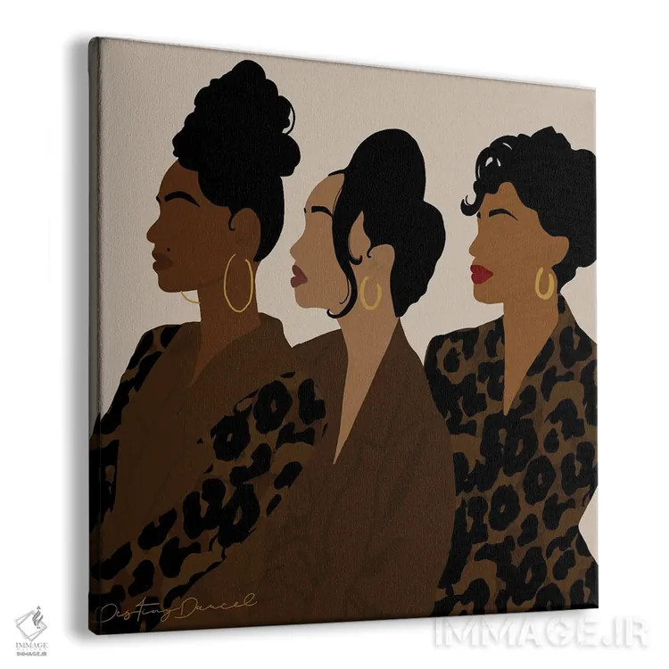 تابلو اِن ووگ (مد روز) اثر دستینی دارسل - نمای پرسپکتیو محصول