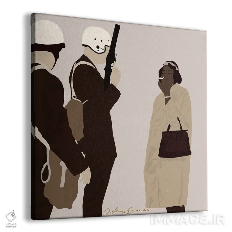 تابلو بیخیال اثر دستینی دارسل - نمای پرسپکتیو محصول