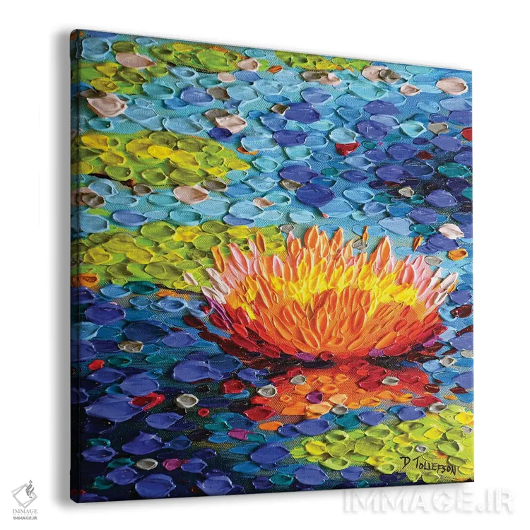 تابلو الهام عشق اثر دنا تولفسون - نمای پرسپکتیو محصول