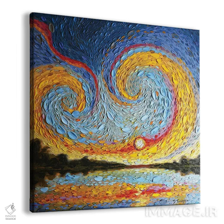 تابلو آسمان فوتیفار اثر دنا تولفسون - نمای پرسپکتیو محصول