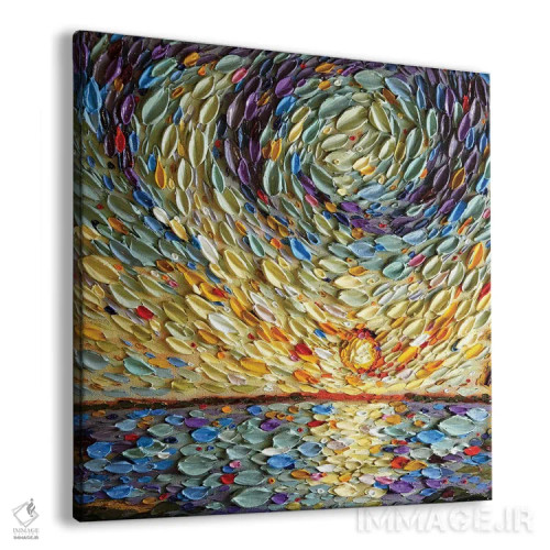 تابلو آسمان پطرس اثر دنا تولفسون - نمای پرسپکتیو محصول