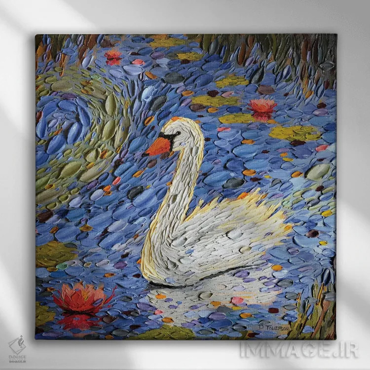 تابلو ای روز مبارک اثر دنا تولفسون - نمای روبهرو روی دیوار