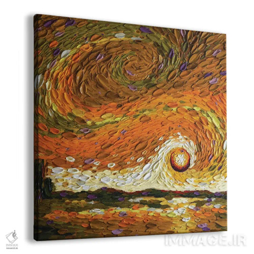 تابلو آسمان ربکا دو اثر دنا تولفسون - نمای پرسپکتیو محصول