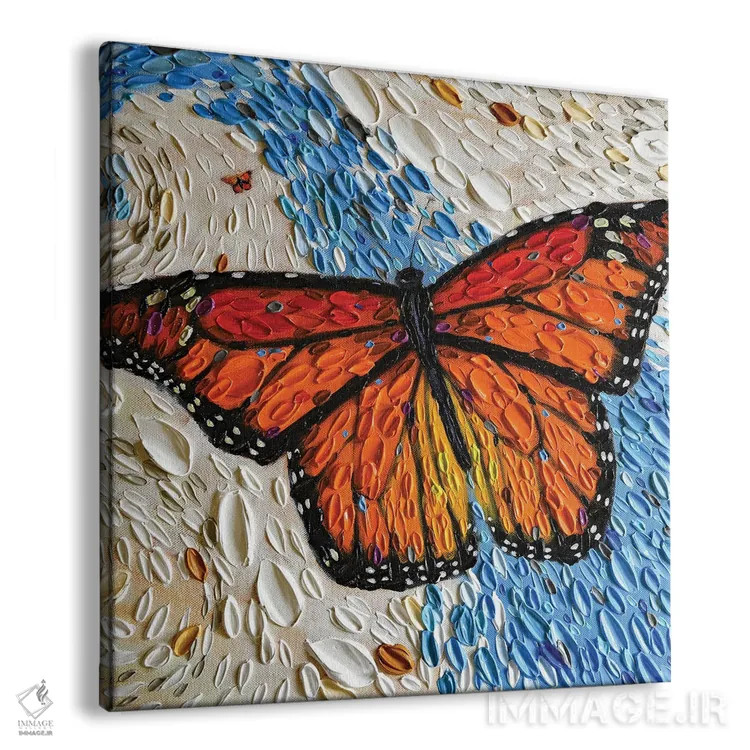 تابلو سفر شاهپروانه دو اثر دنا تولفسون - نمای پرسپکتیو محصول