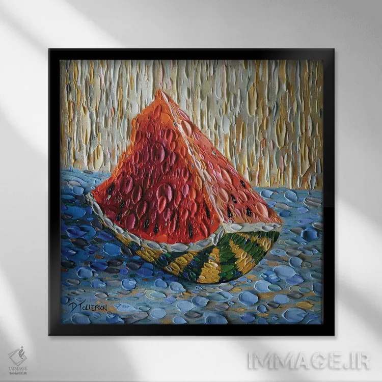 تابلو پایان هفته (اسپانیایی) اثر دنا تولفسون - نمای قابدار مشکی