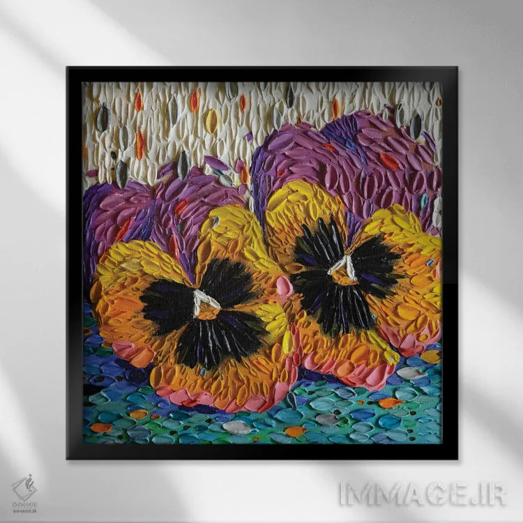 تابلو قرار دوم اثر دنا تولفسون - نمای قابدار مشکی