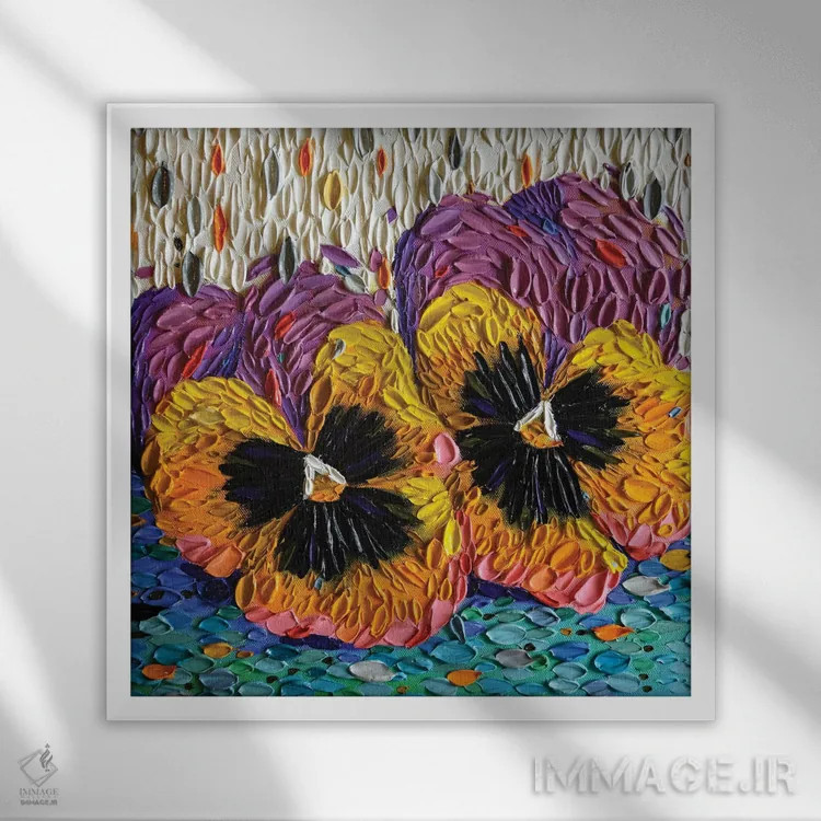 تابلو قرار دوم اثر دنا تولفسون - نمای قابدار سفید