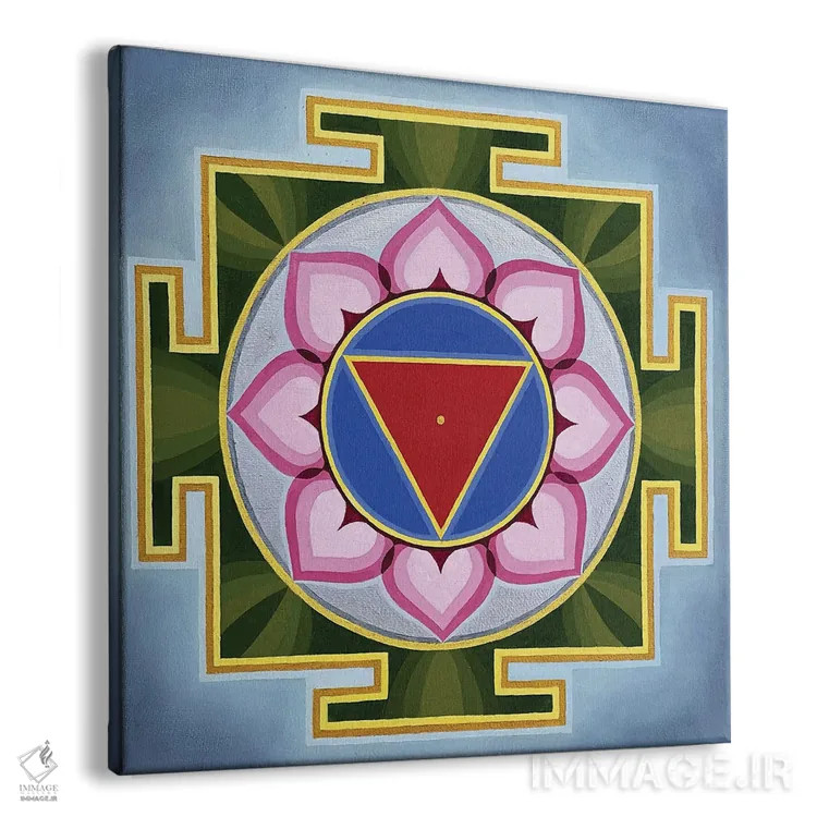 تابلو تارا یانترا یک اثر دیانا تیتووا - نمای پرسپکتیو محصول