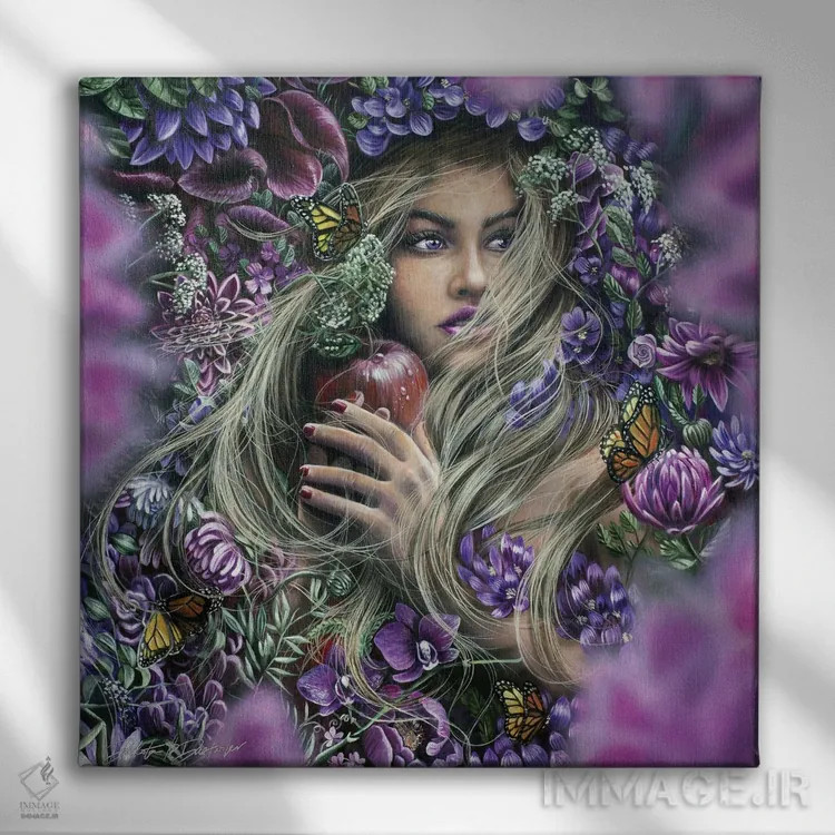 تابلو عدن (بهشت) اثر دکوتا دیتویلر - نمای روبهرو روی دیوار