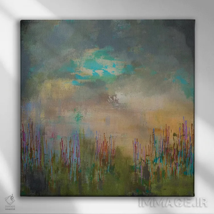 تابلو این همینطور تا ابد ادامه دارد اثر آلیشیا دان - نمای روبهرو روی دیوار