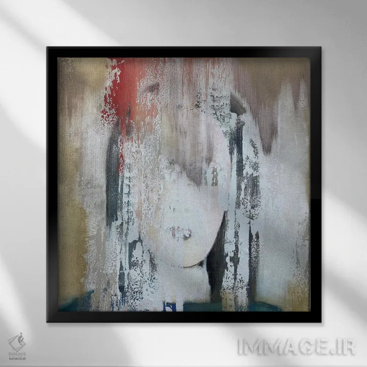 تابلو سفر به درون اثر آلیشیا دان - نمای قابدار مشکی