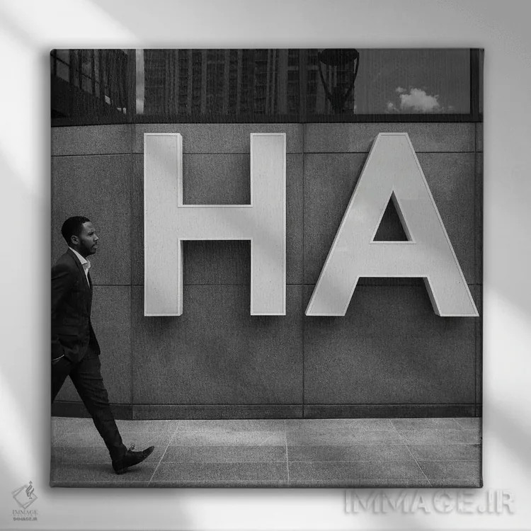 تابلو گلاسگو اثر آمادئوس لانگ - نمای روبهرو روی دیوار