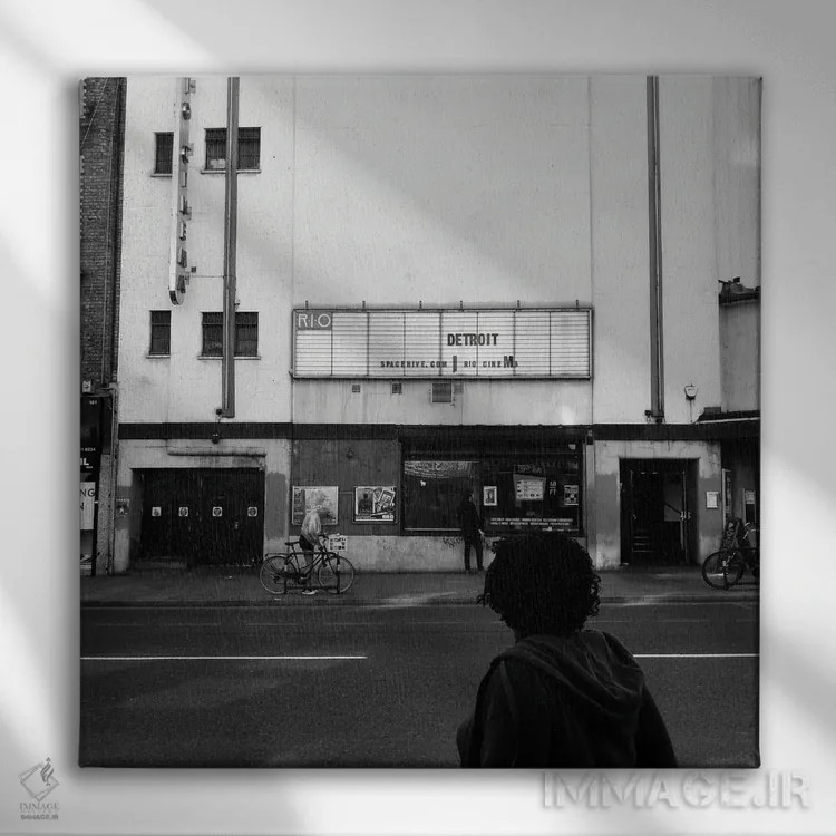 تابلو دوبلین اثر آمادئوس لانگ - نمای روبهرو روی دیوار